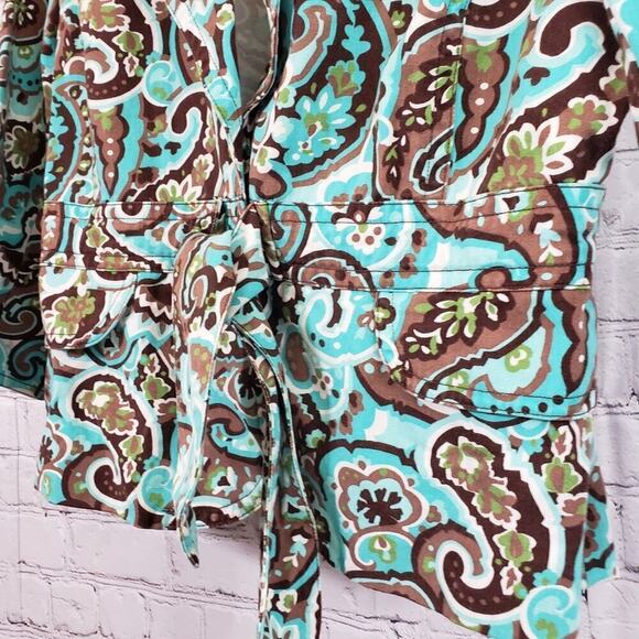 Harold's Paisley blazer coat with tie - Picture 3 of 7
